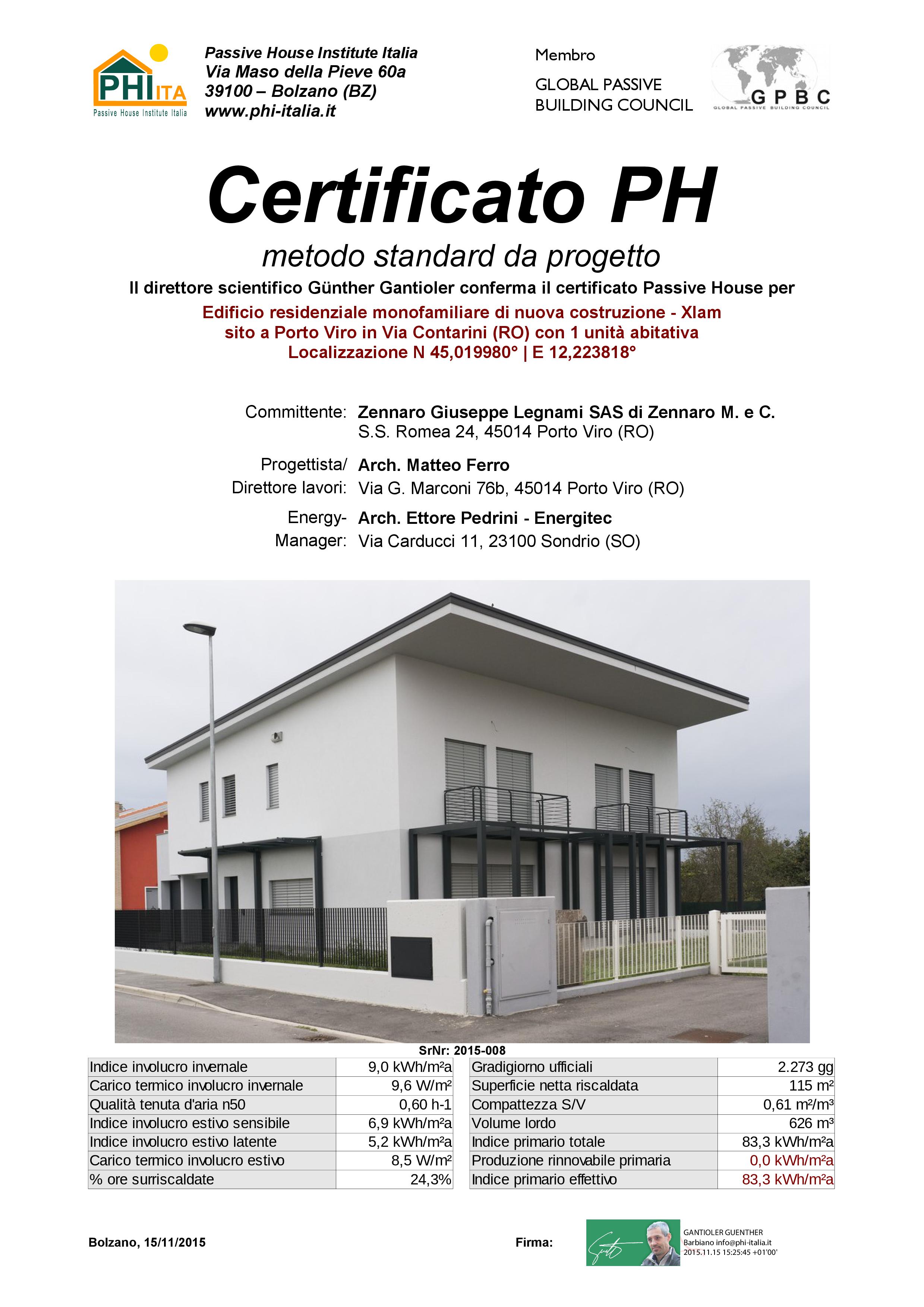 CertPHI Casa Benessere Xlam 1